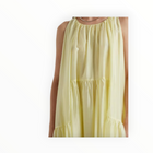 MEIMEIJ Sleeveless Tiered Dress - Sunny Lime
