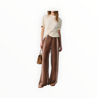 rag & bone Mica Draped Tee - Ivory