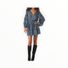 MISA Karlina Dress - Nightshade Flora