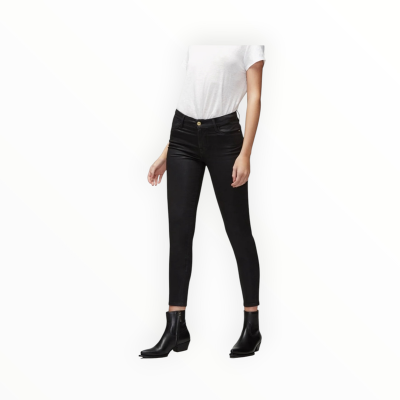 Frame Le High Skinny - Noir Coated