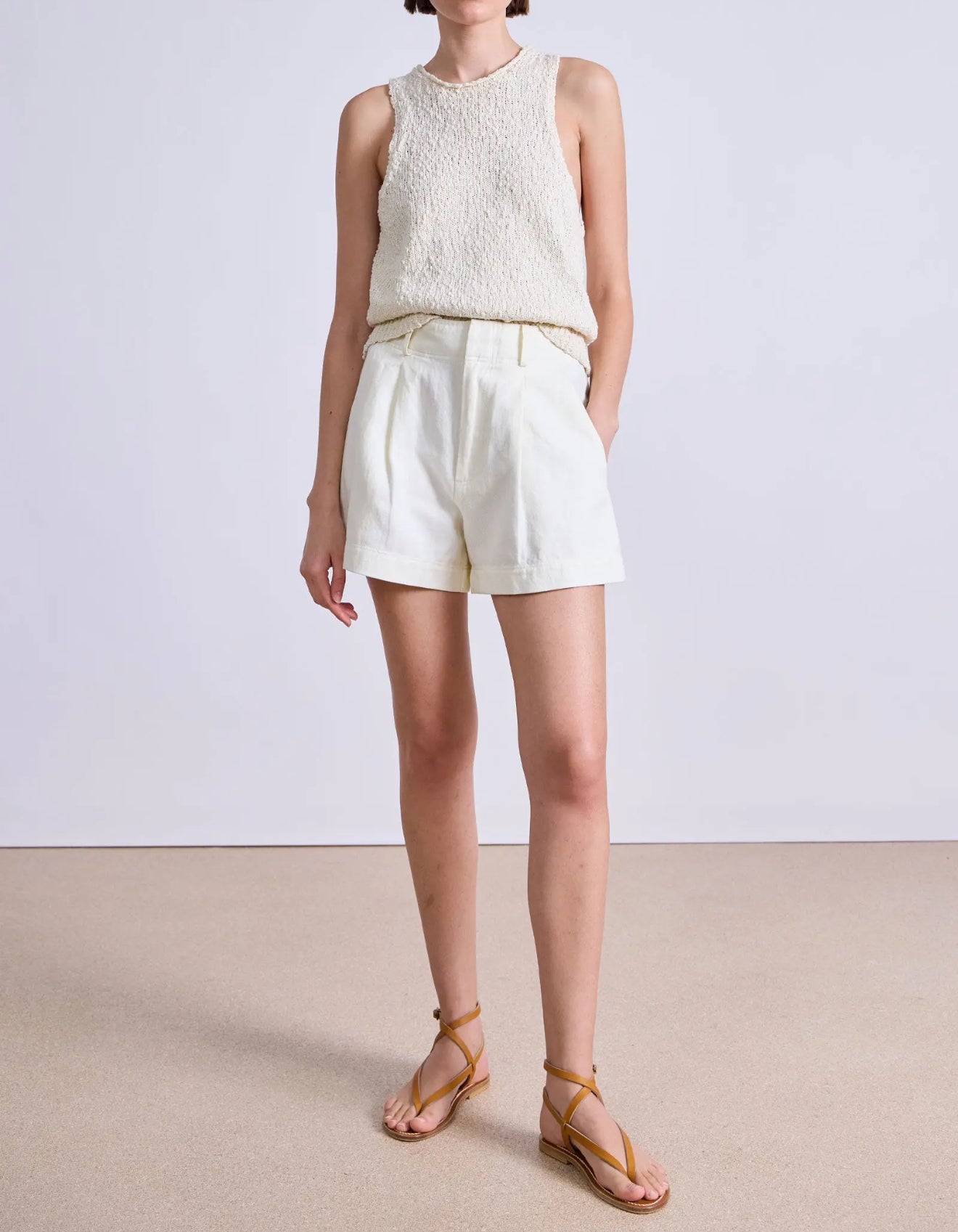 Apiece Apart Short Bari Short - Cream