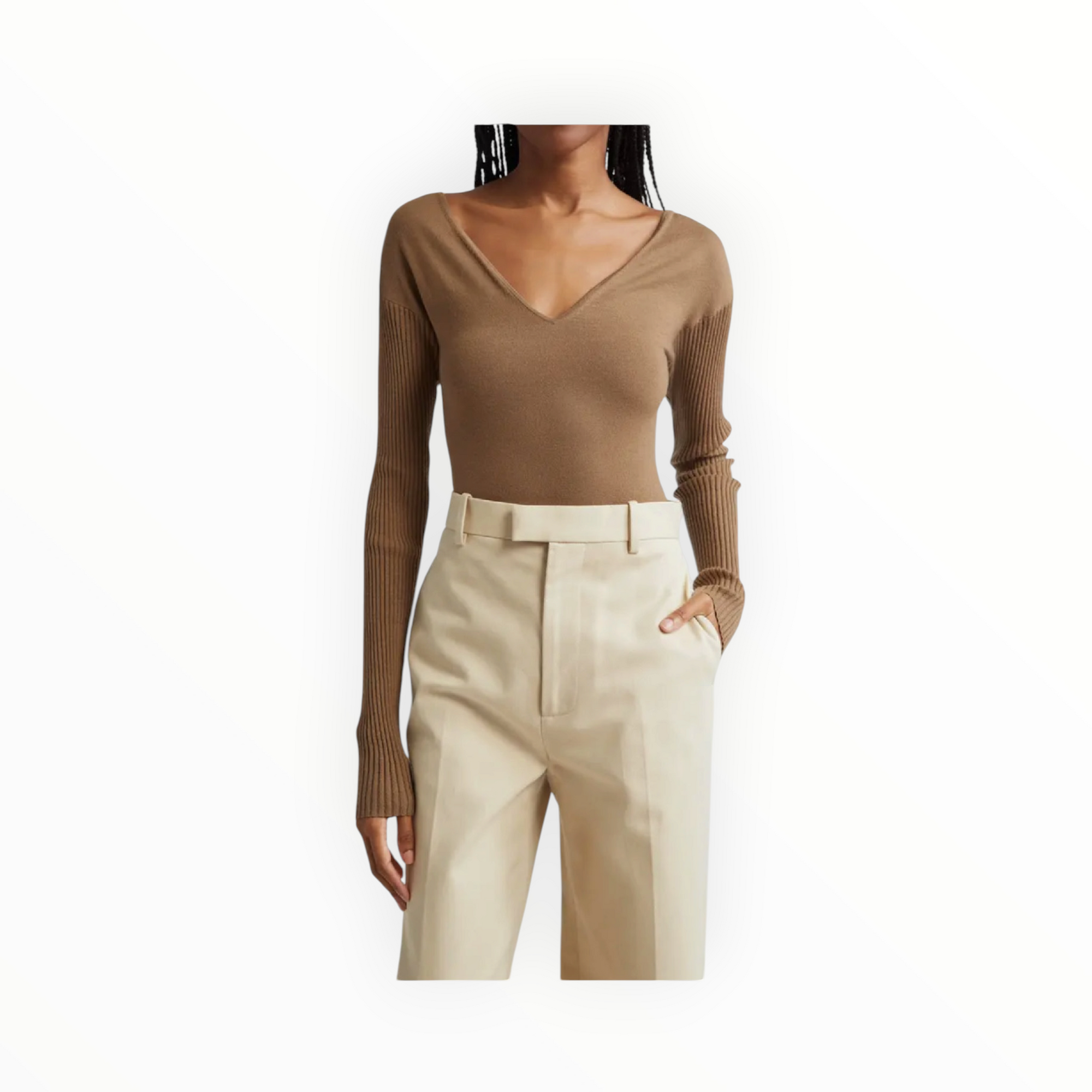 A.L.C. Keaton Sweater - Dark Taupe