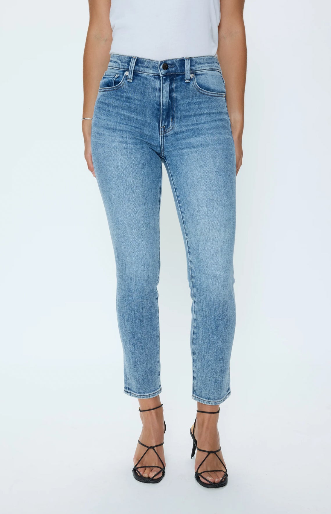 Pistola Madi High Rise Slim Jean - Silver Lake