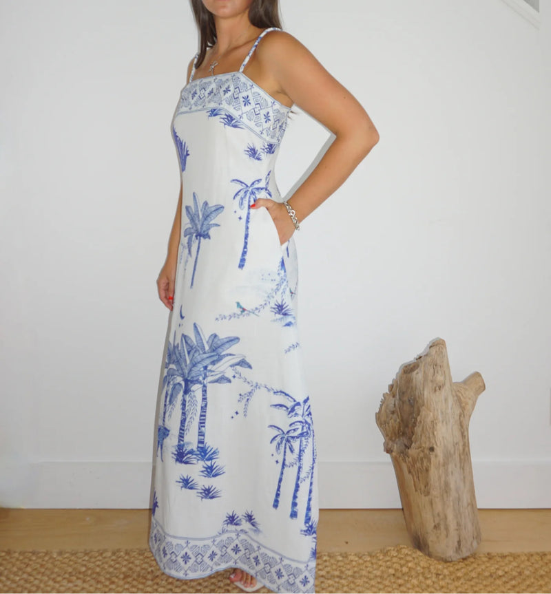 NIBI MTK Lydia Tube Dress - Sahara Print