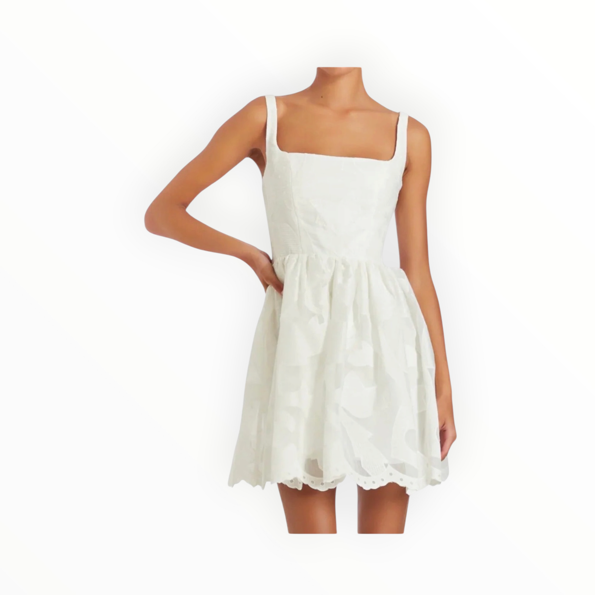 Amanda Uprichard Gracelyn Dress - White