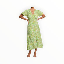 Faithful The Brand Bellavista Dress - Lou Floral Print Green