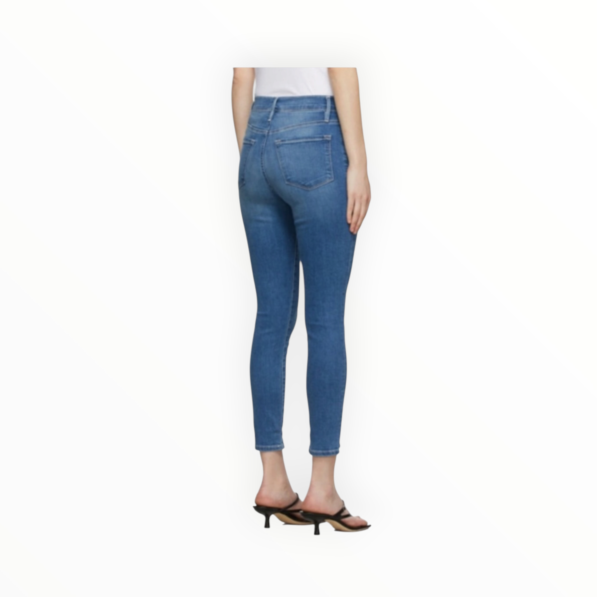 Frame Denim Ali High Rise Cigarette - Madera Rips