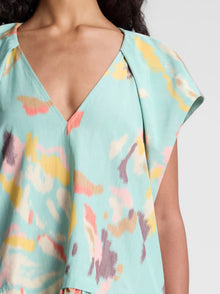 A.L.C. Ember Printed Mini Dress - Mint Multi