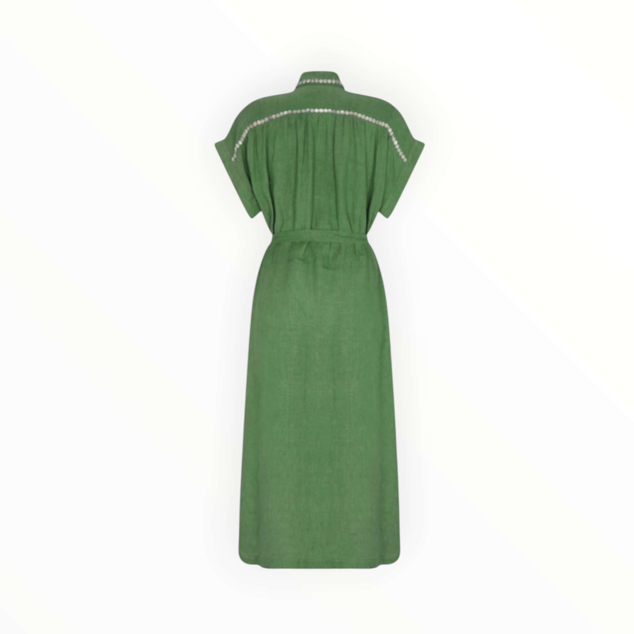 Carolina K Valerie Kaftan Dress - Green Leaf