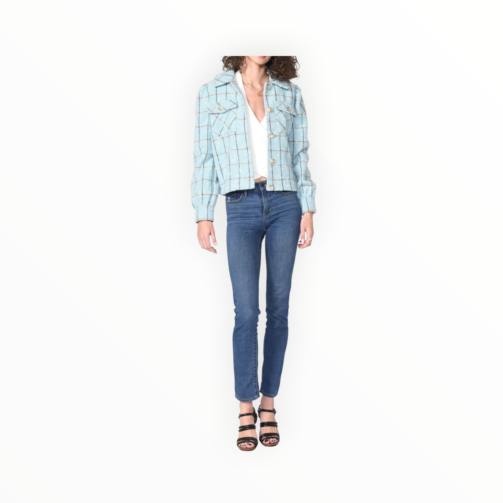 Greylin Sammy Shacket - Blue