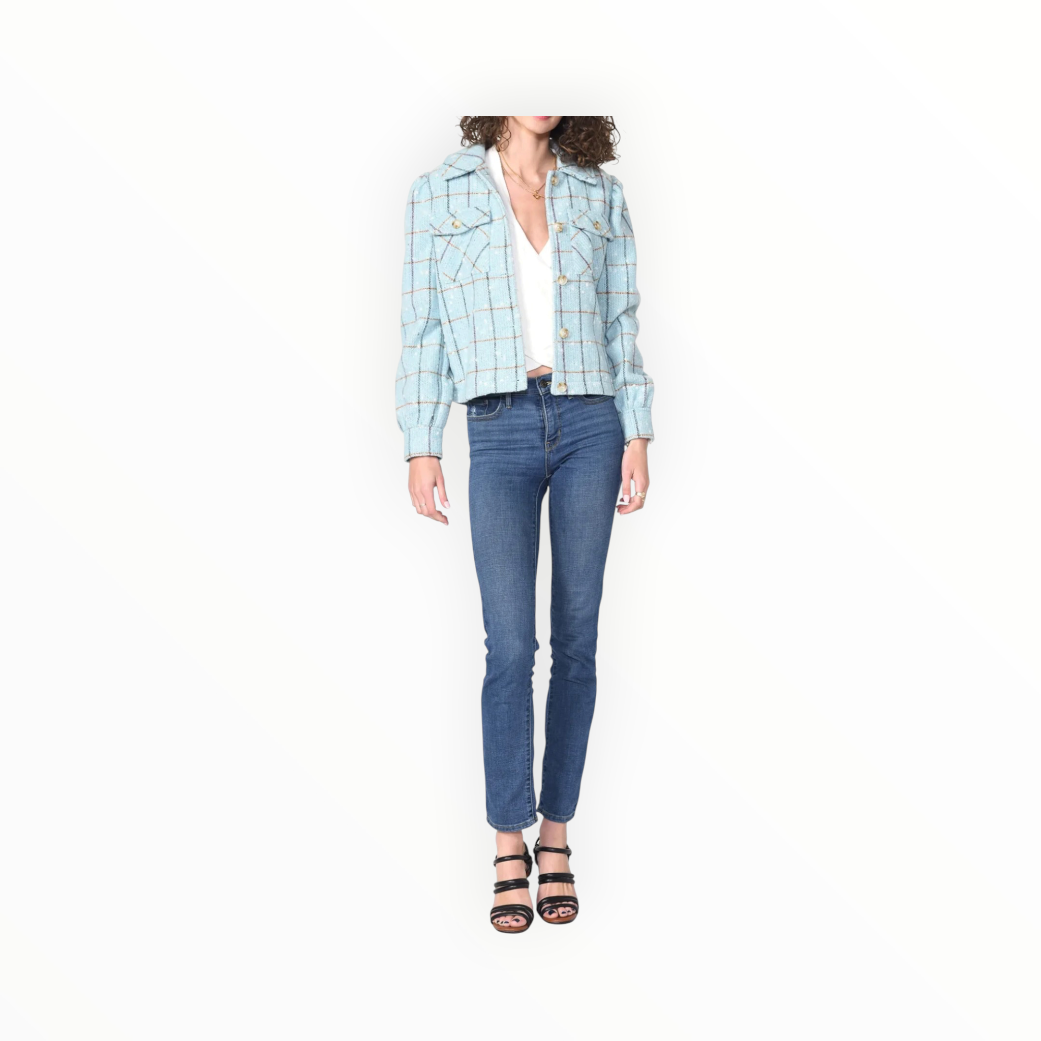 Greylin Sammy Shacket - Blue