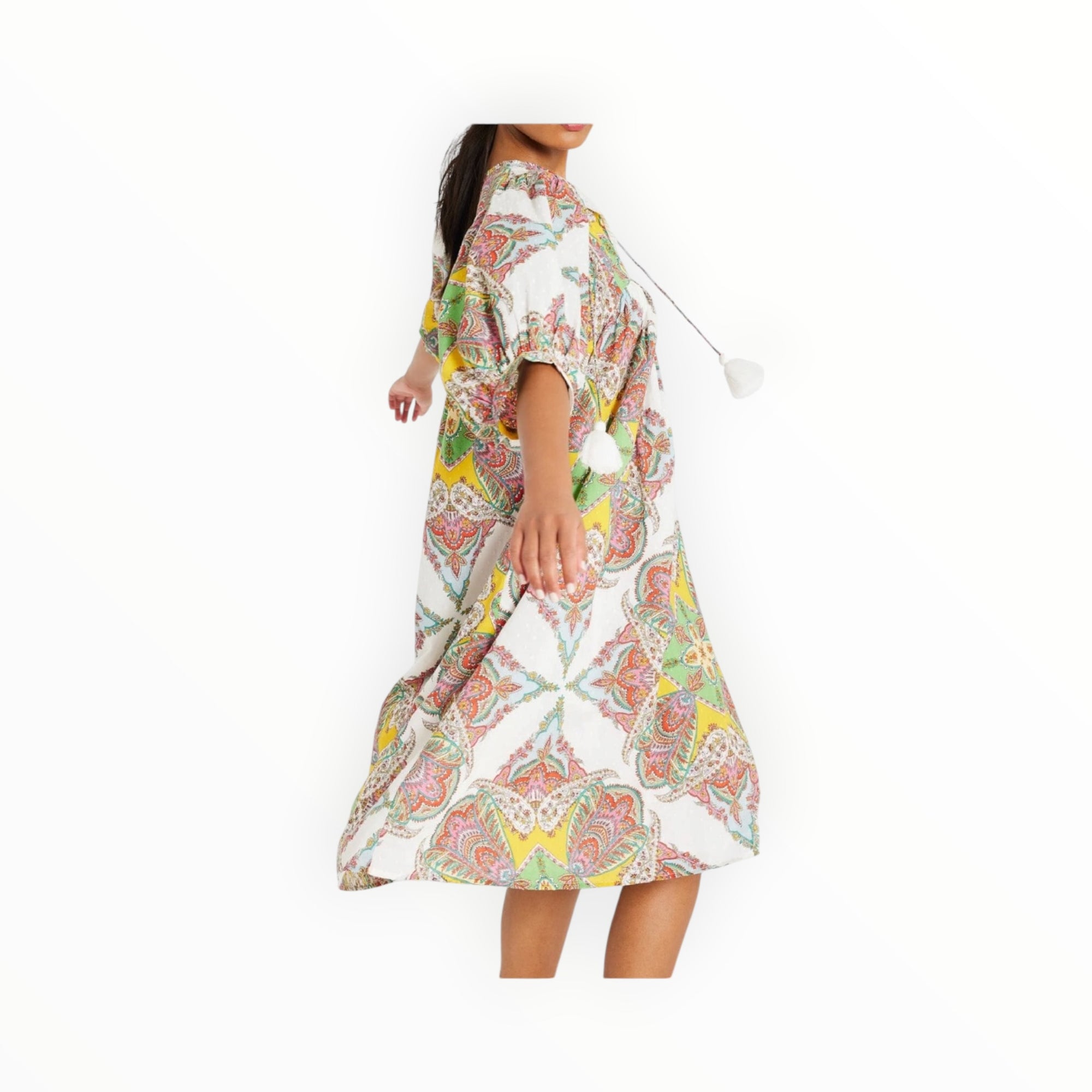MILLE Saffron Dress - Kaleidoscope