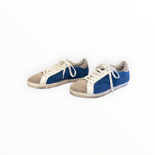 Primabase Suede Low Top Sneaker - Blue/White