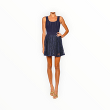 SIMKHAI Ellis Knit Lace Mini Dress - Midnight