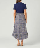 Shoshanna Rayna Dress - Navy/Ivory