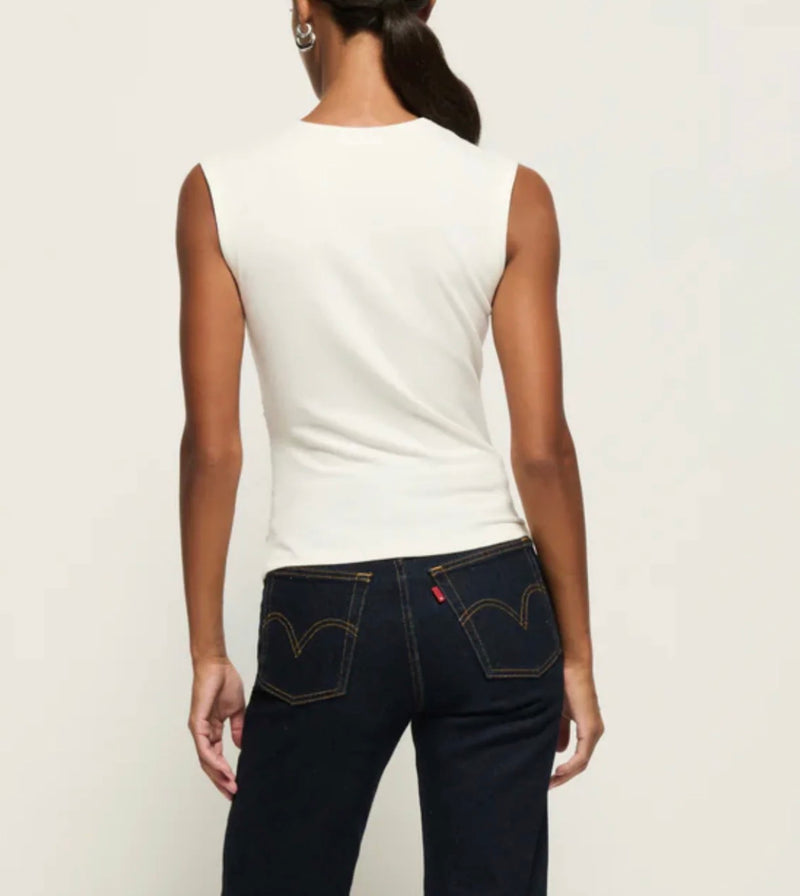 Nation Ltd Haven Tee - Porcelain