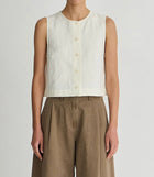 Apiece Apart Godet Tank - Cream