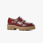 ALL BLACK Wide Belt Lugg - Wine