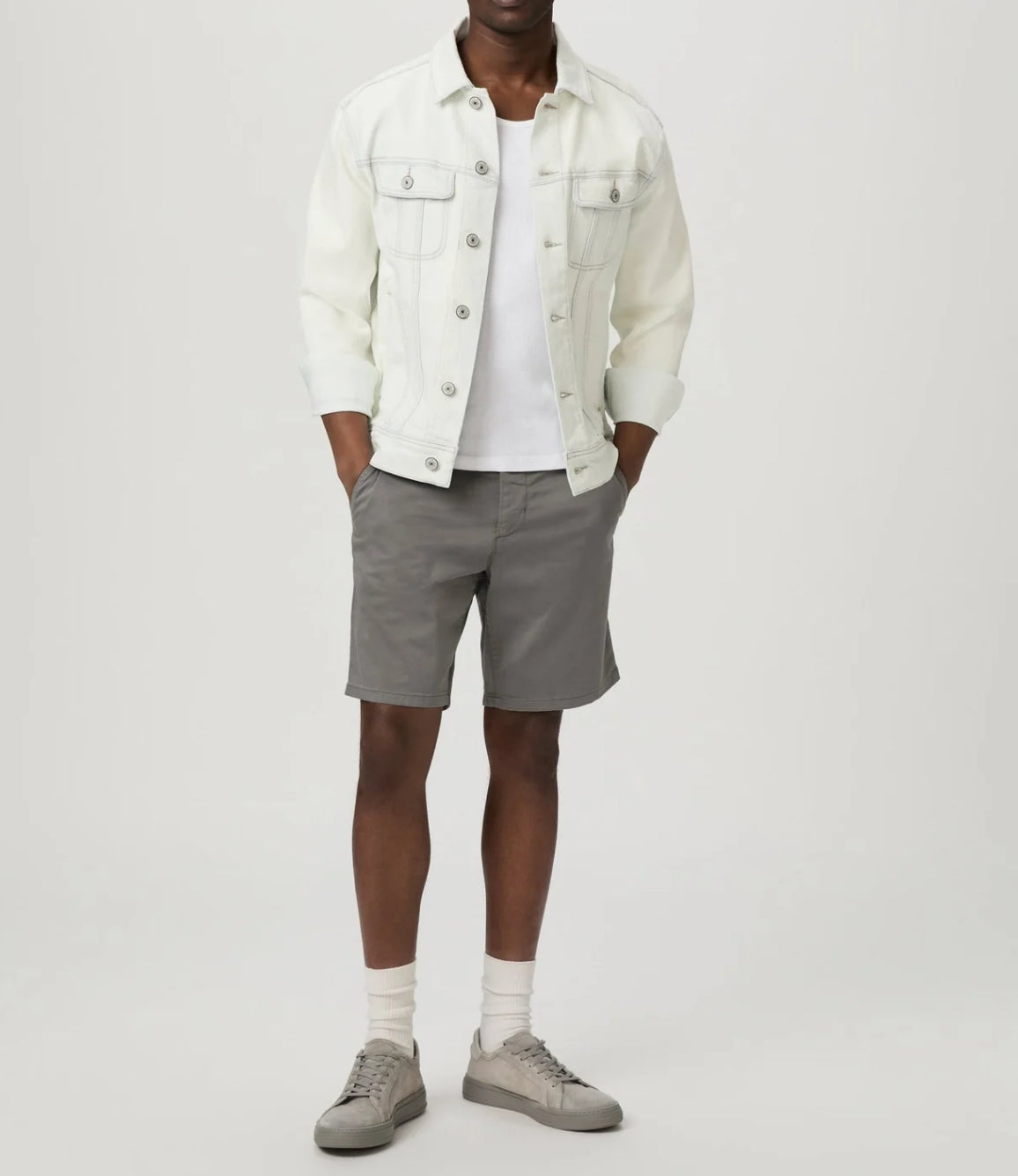 Paige Phillips Short - Cool Slate