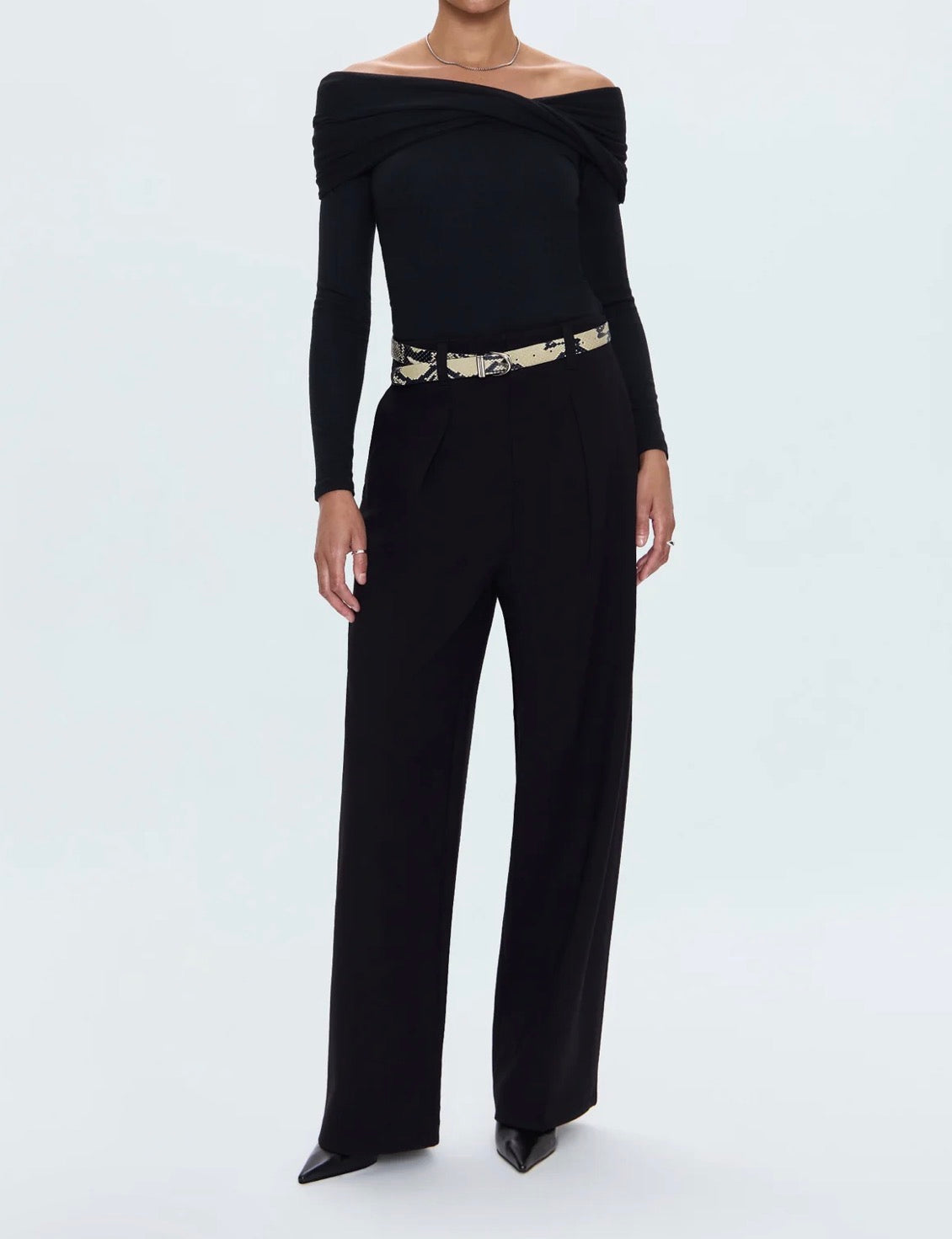 Pistola Eden Pleated Barrel Trouser  - Night Out