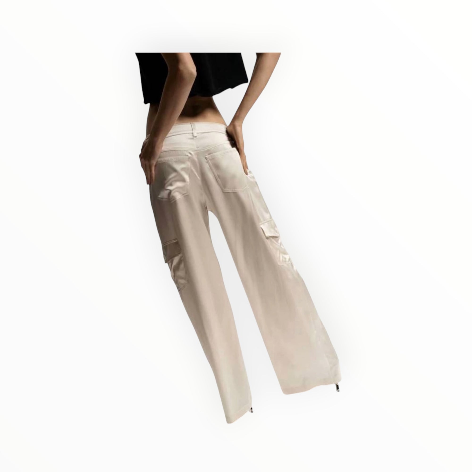 SABLYN Ronan Wide Leg Cargo Pant - Gardenia