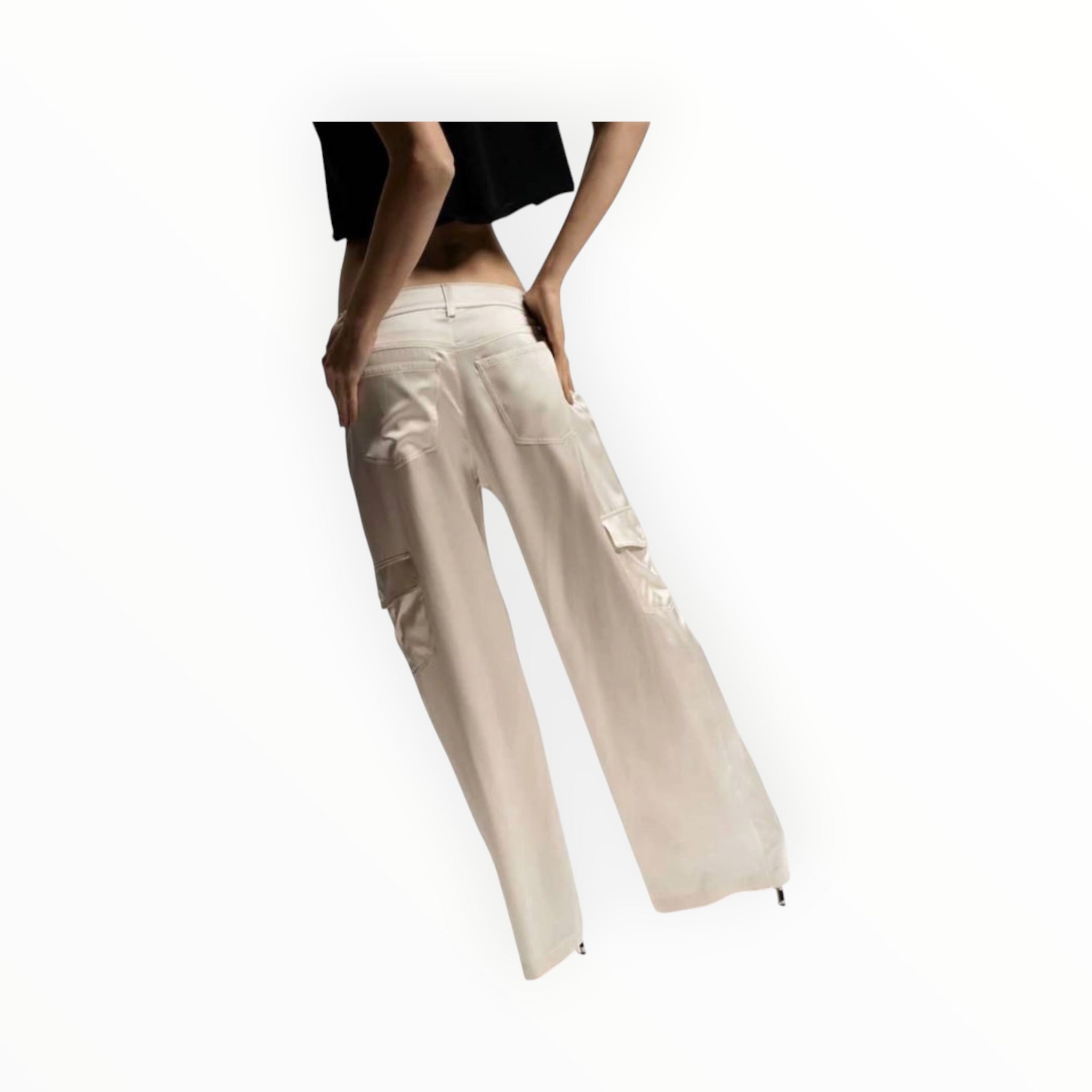 SABLYN Ronan Wide Leg Cargo Pant - Gardenia