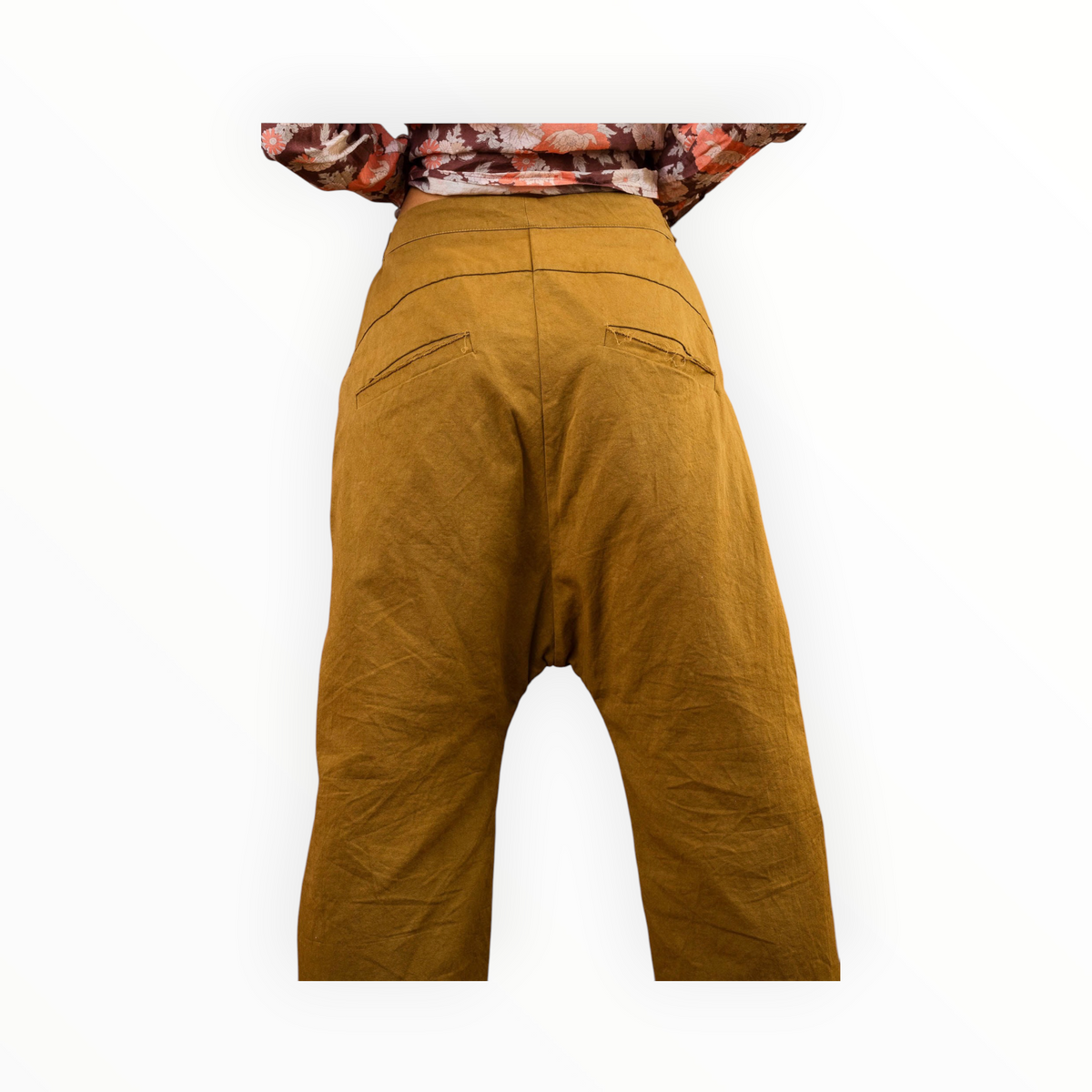 sula Tin Pants Cotton Twill - Tobacco