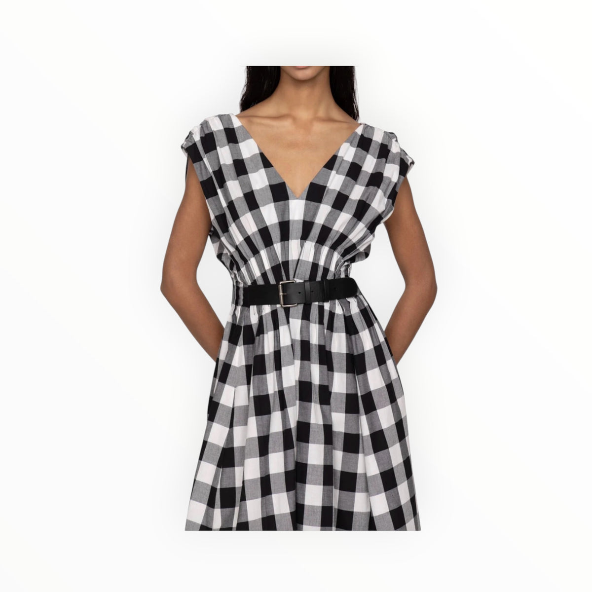 Sea New York Neci Gingham Midi Tank Dress - Multi
