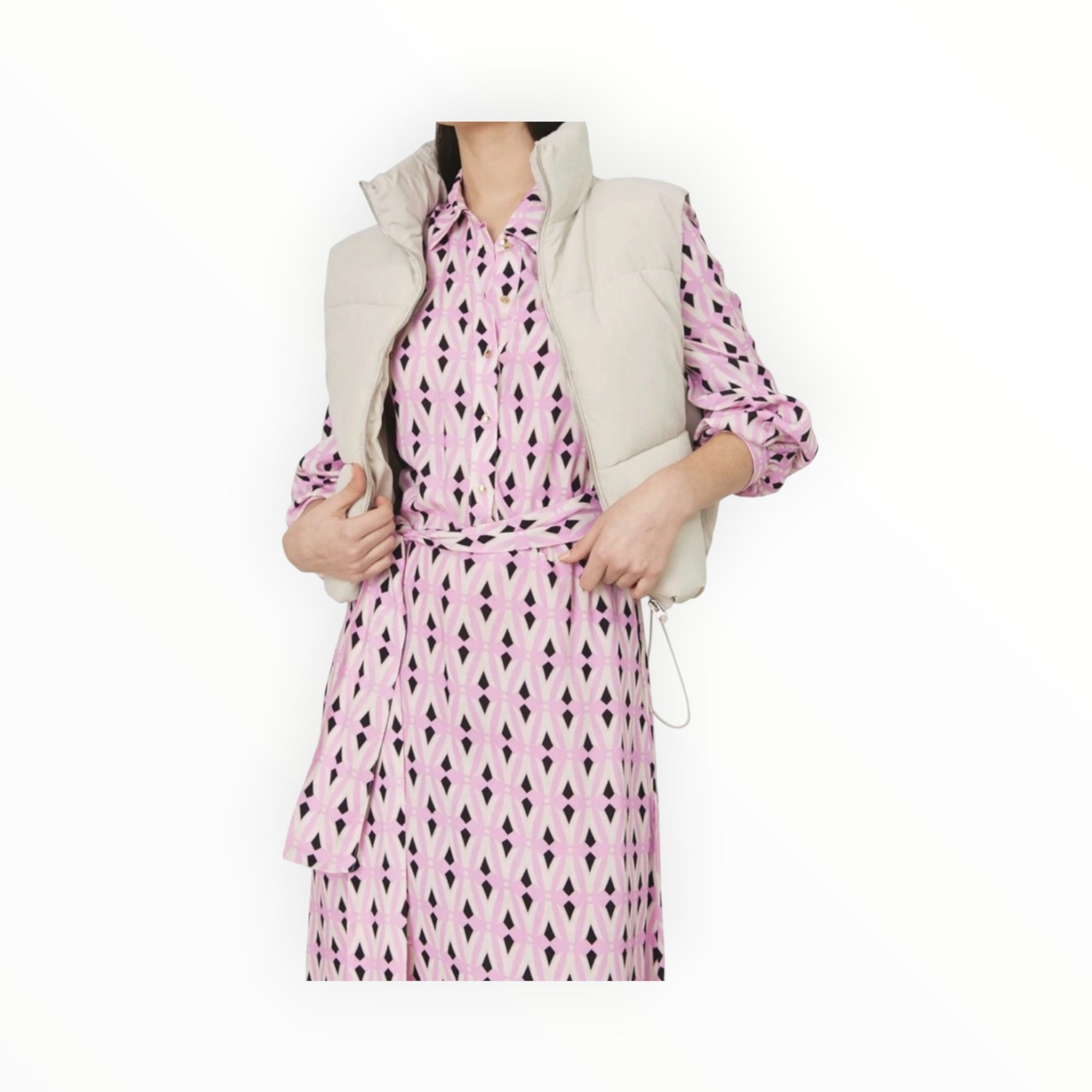 Déluc Rivera Dress - Flower Pink
