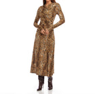 Fifteen Twenty Kourtney Cross-Front Midi Dress