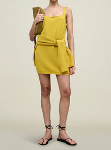 Kallmeyer Fiona Dress in Cotton Wool - Mustard
