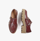 ALL BLACK Wide Belt Lugg - Wine