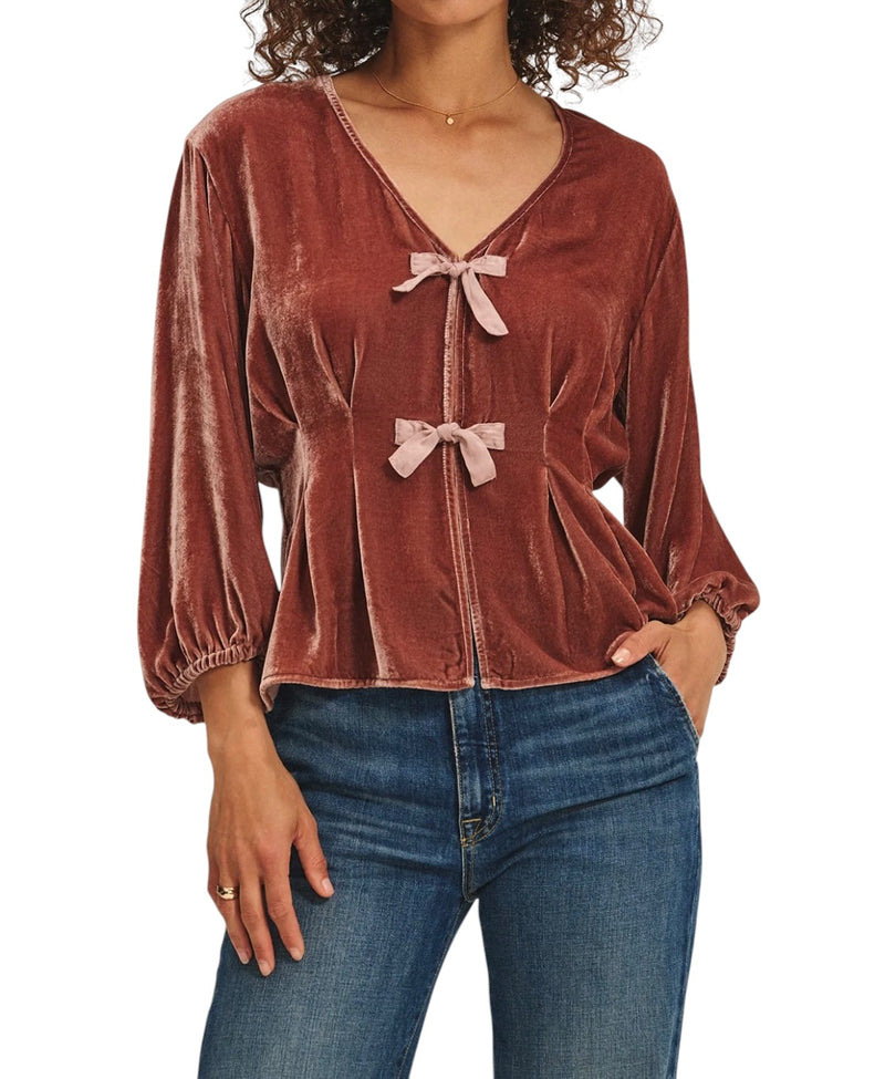 Velvet by Graham & Spencer Elida Top - Rosegold