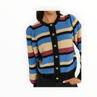 Nation Ltd Carmela Cardigan - Velour Multi Stripe
