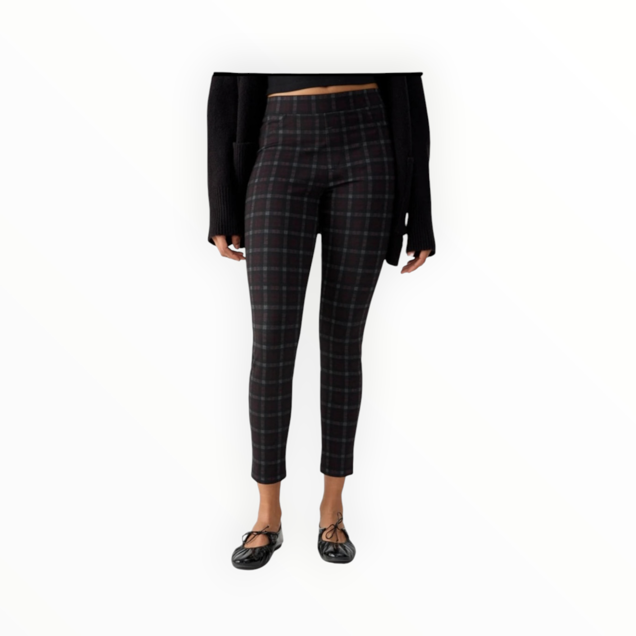Sanctuary Runway Semi High Rise Legging - Sugar Plum Plaid