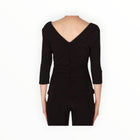 Joseph Ribkoff Drape Neck Top - Black