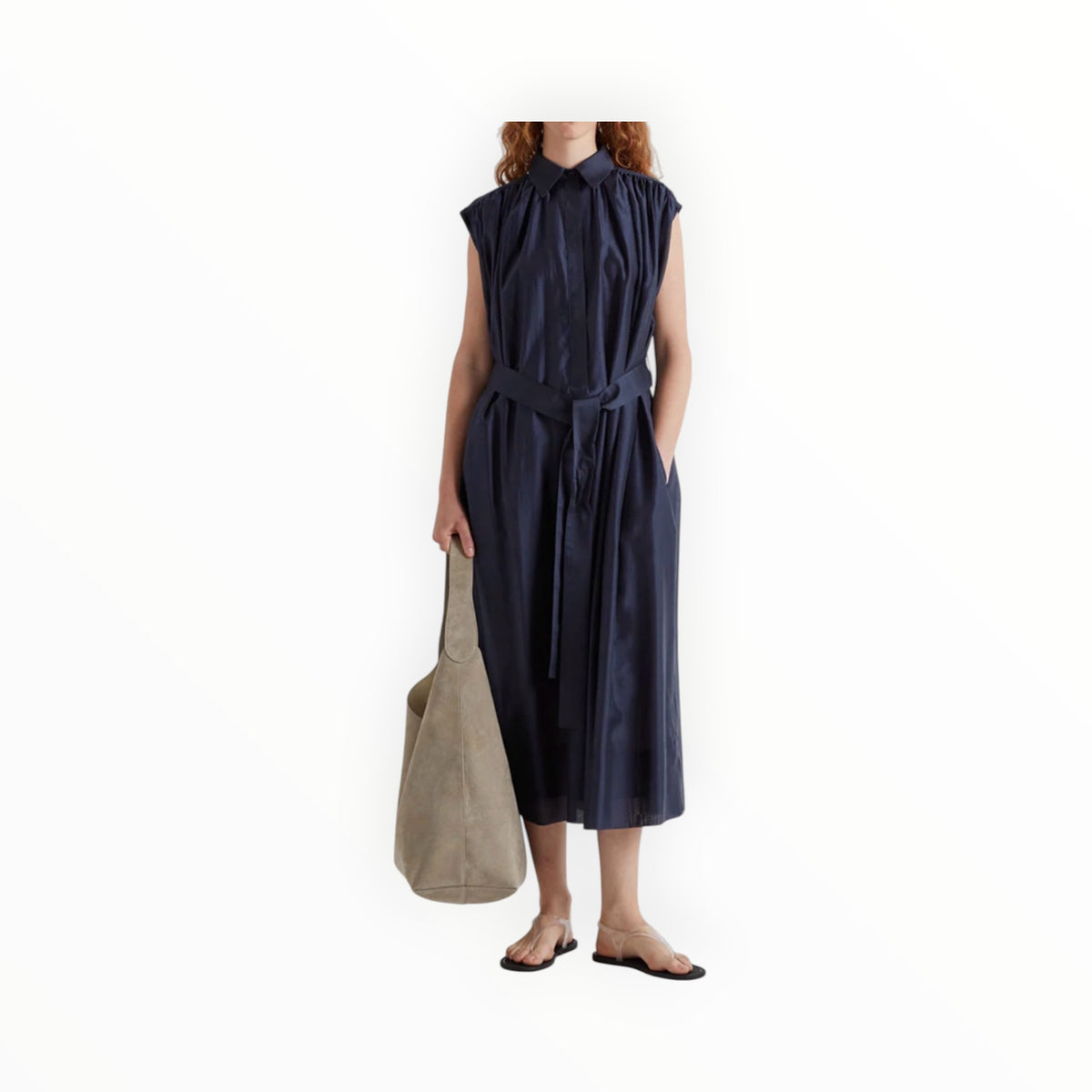 MEIMEIJ Belted Dress - Night Sky