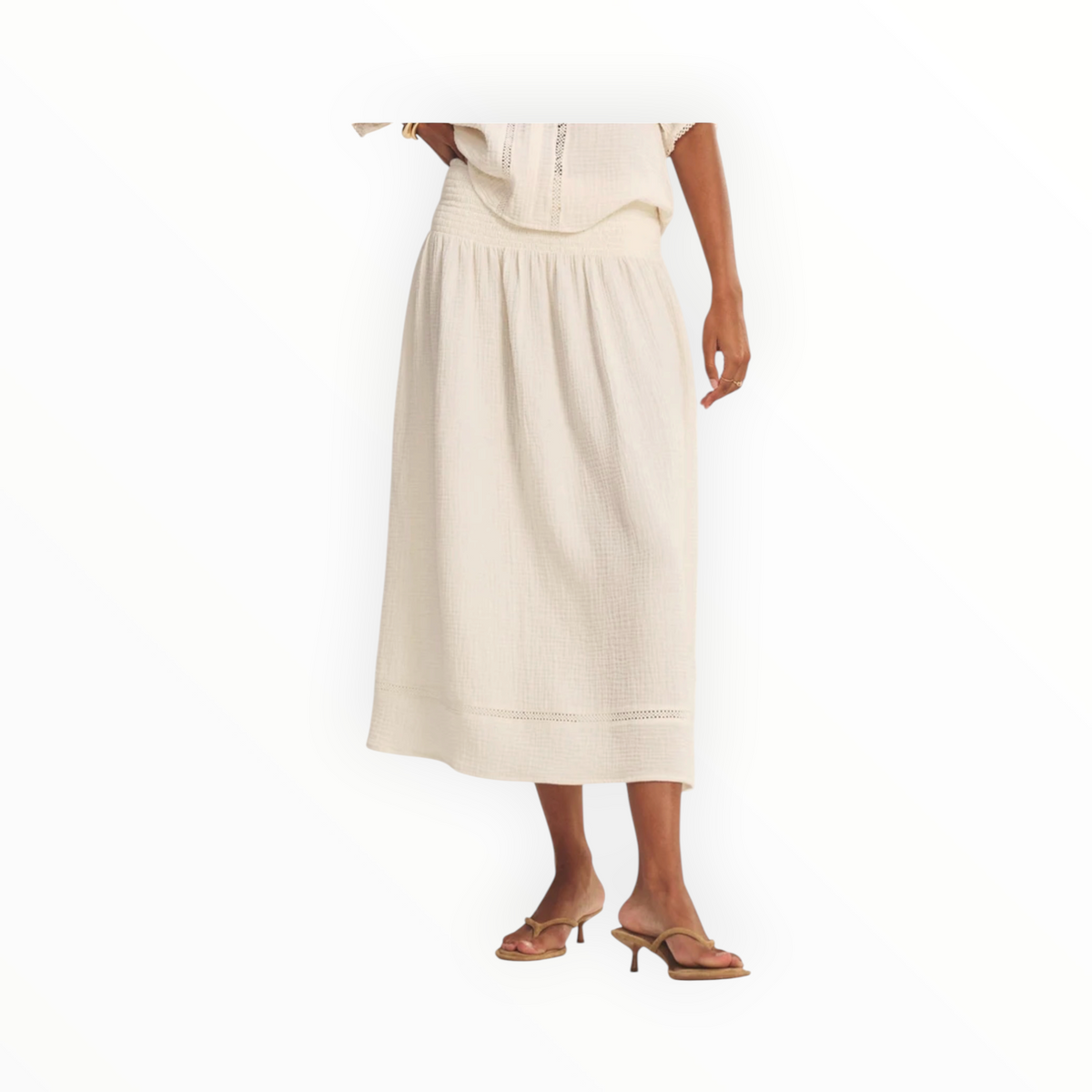 Velvet by Graham & Spencer Mazie Skirt - Coconut