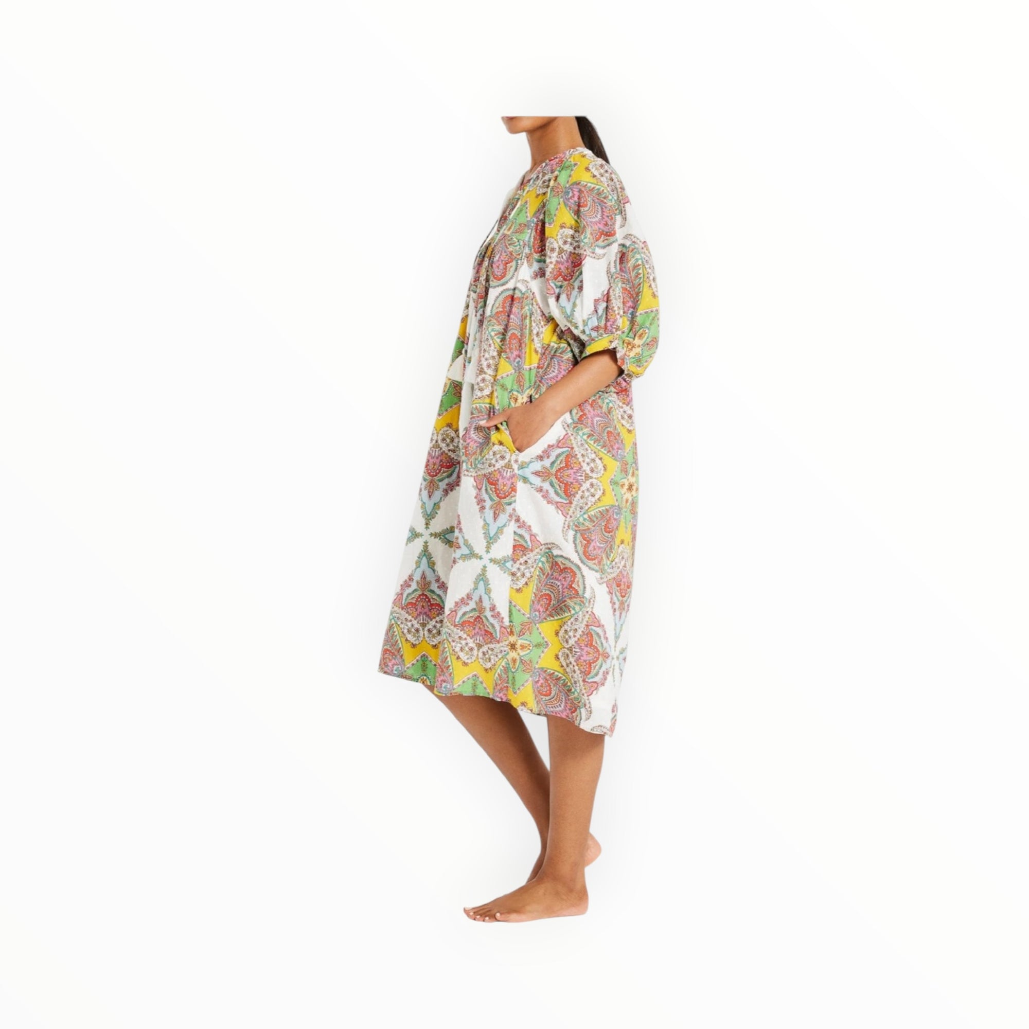 MILLE Saffron Dress - Kaleidoscope