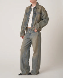 SLVRLAKE Boston Trucker Jacket - Indigo Rust