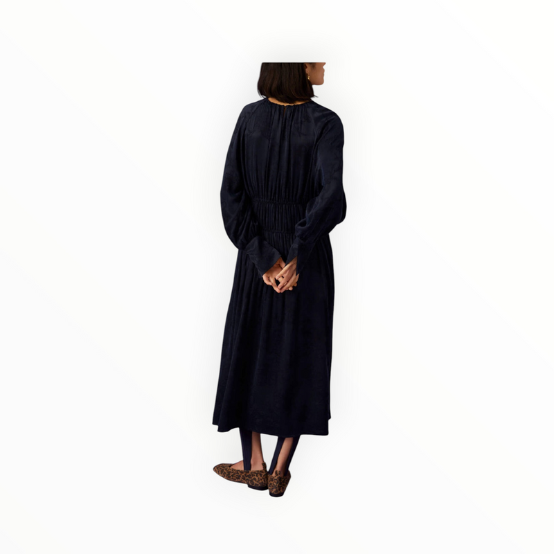 Beatrice .b Jacquard Cupro Dress - Deep Blue