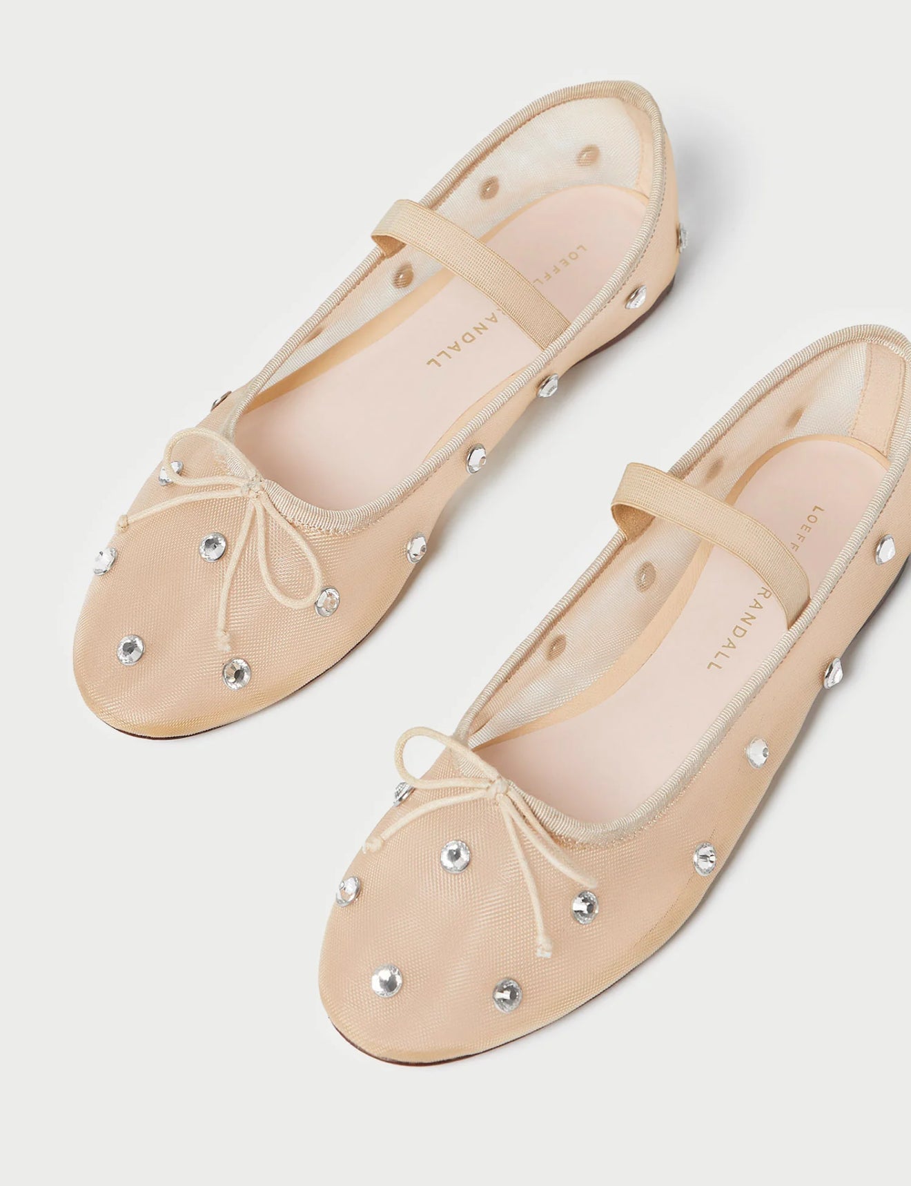 Loeffler Randall Leonie Ballet Flat - Caramel/Crystal