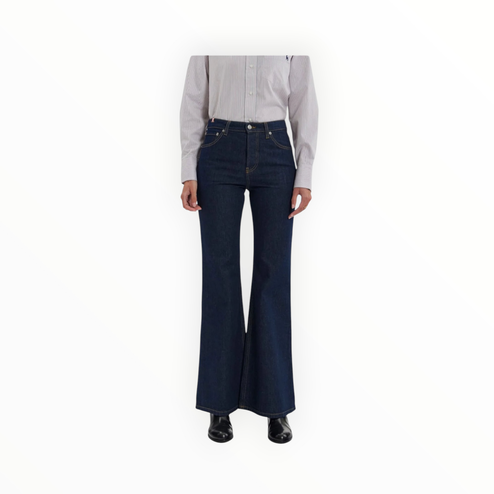 Ines de la Fressange Jane Flared Jeans - Blue
