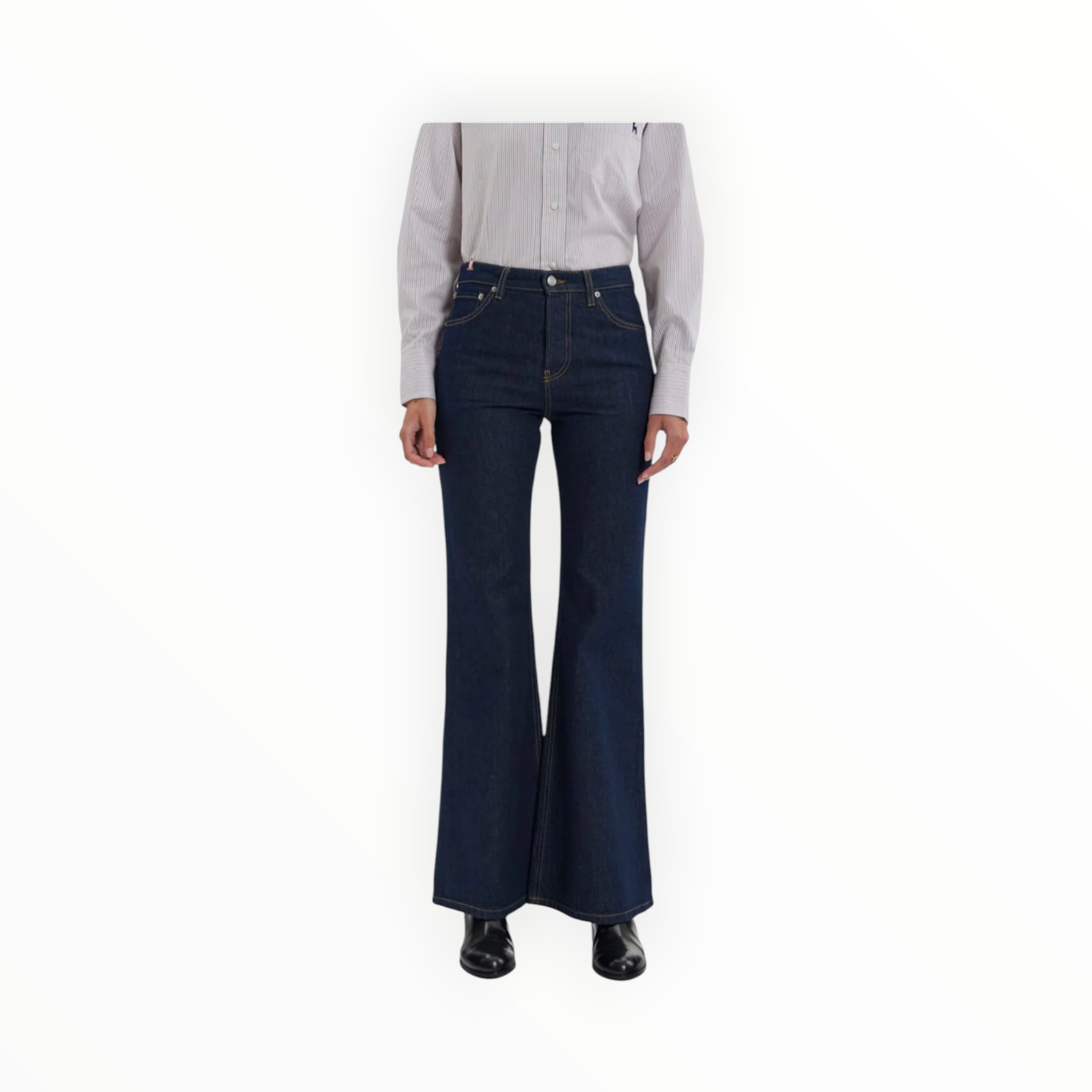Ines de la Fressange Jane Flared Jeans - Blue