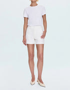 Pistola Marissa High Rise Utility Shorts - White