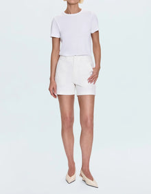 Pistola Marissa High Rise Utility Shorts - White