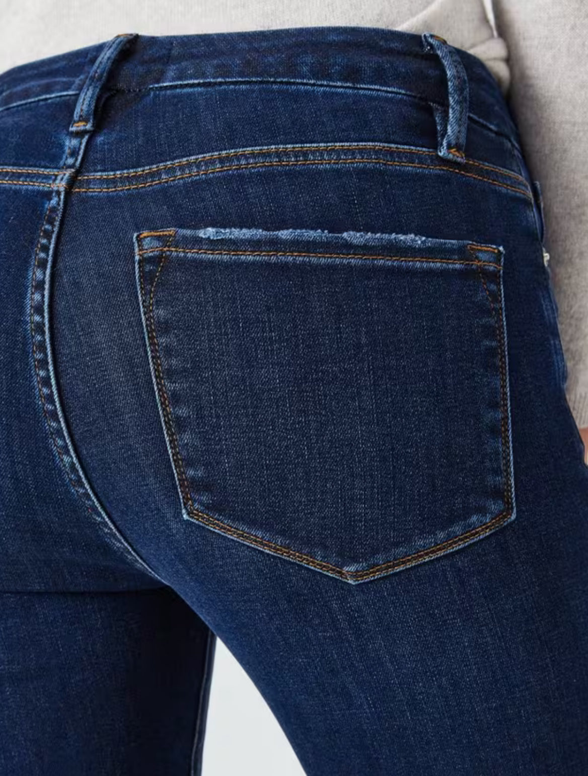 Frame Le Crop Mini Boot - Majesty Blue