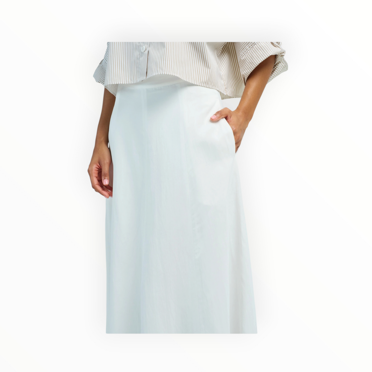 TWP Kennedy Skirt - White