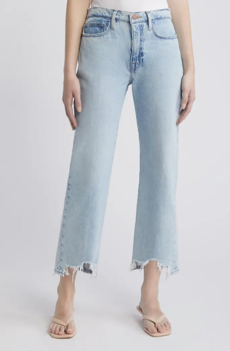 Frame Le Jane Chew Hem Crop - Fizz Indigo