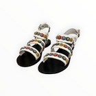 Nanni Milano Studded Sandal -White Multi